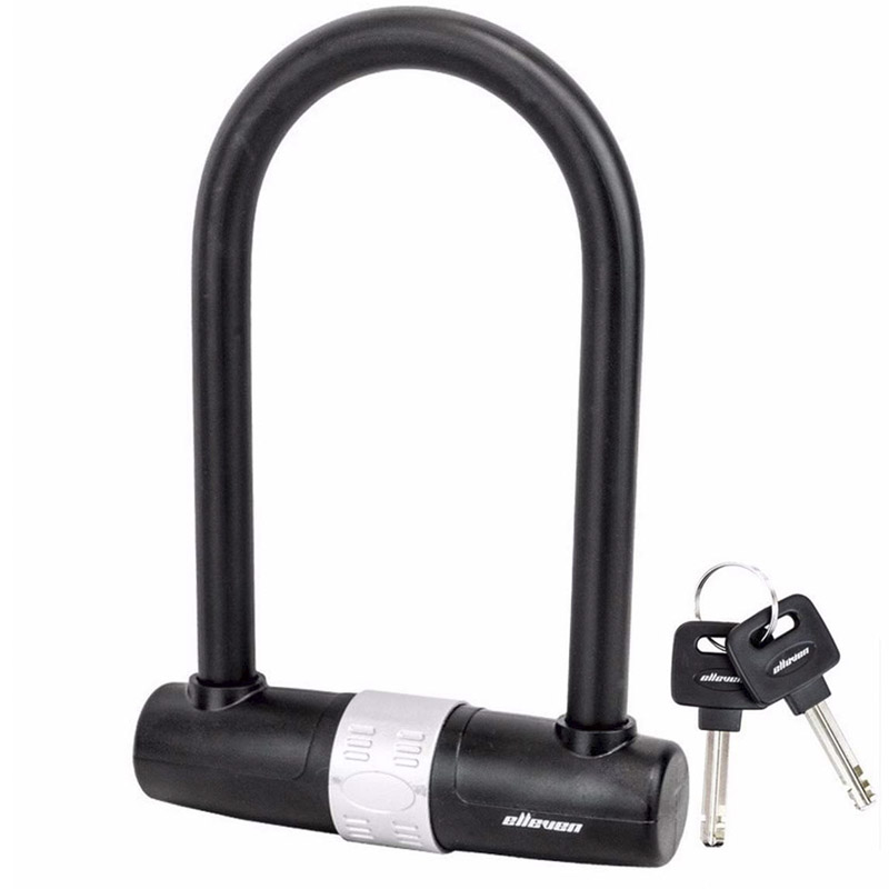 Cadeado Trava U-lock Elleven 170x245mm Para Bike Bicicleta Cadeado Trava U-lock Elleven 170x245mm Para Bike Bicicleta