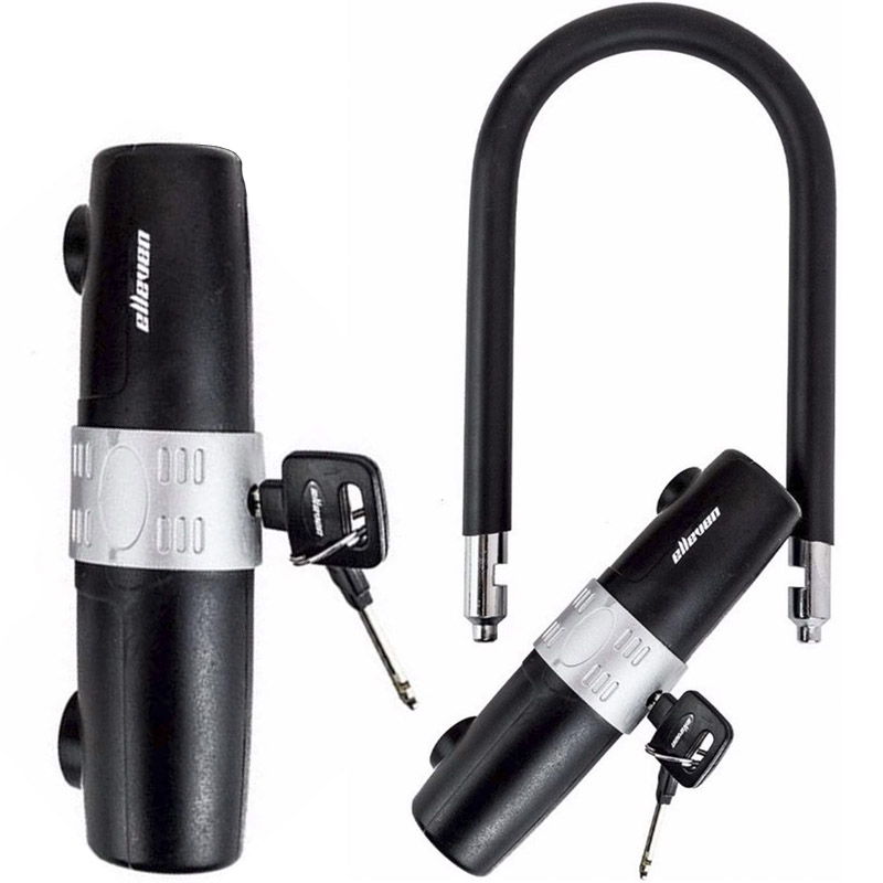 Cadeado Trava U-lock Elleven 170x245mm Para Bike Bicicleta Cadeado Trava U-lock Elleven 170x245mm Para Bike Bicicleta
