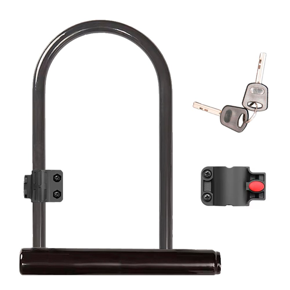 Trava U Cadeado Com Suporte Segurança para Bike E-Bike Moto Trava U Cadeado Com Suporte Segurança para Bike E-Bike Moto