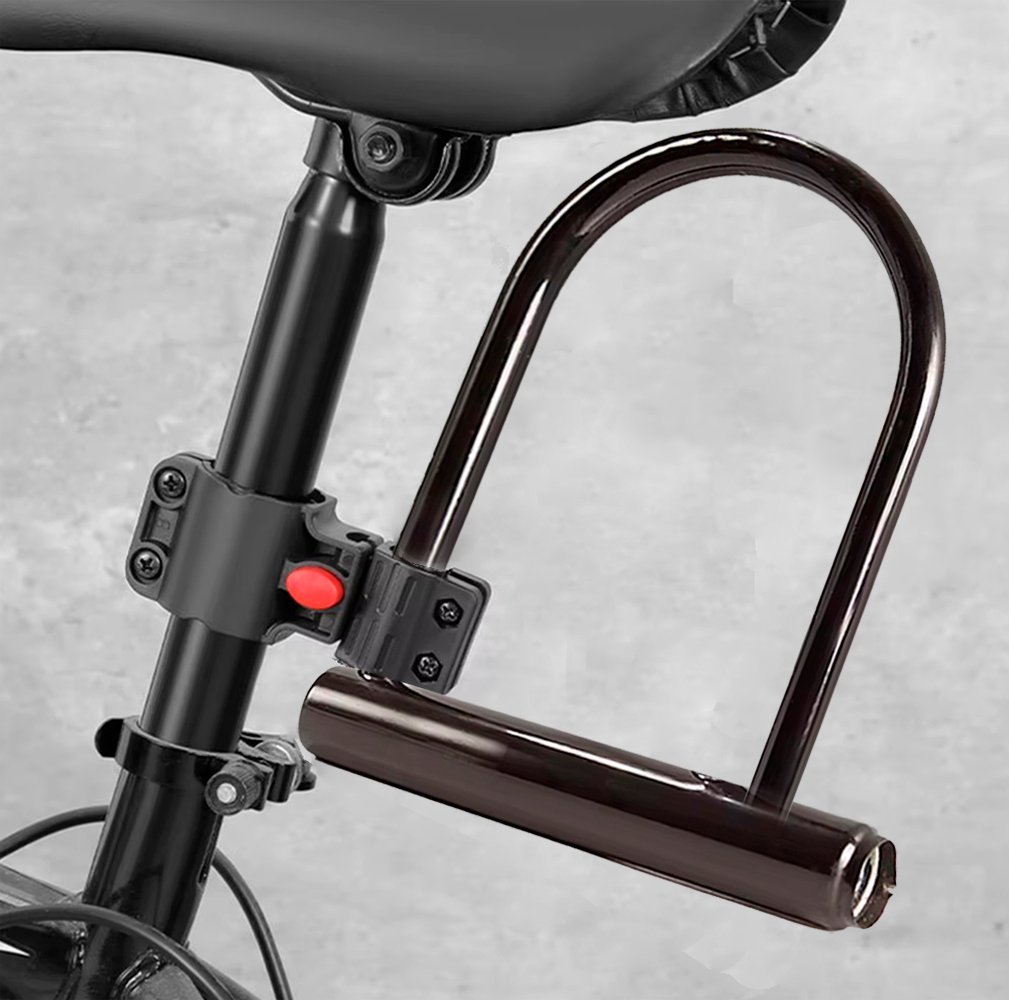 Trava U Cadeado Com Suporte Segurança para Bike E-Bike Moto Trava U Cadeado Com Suporte Segurança para Bike E-Bike Moto