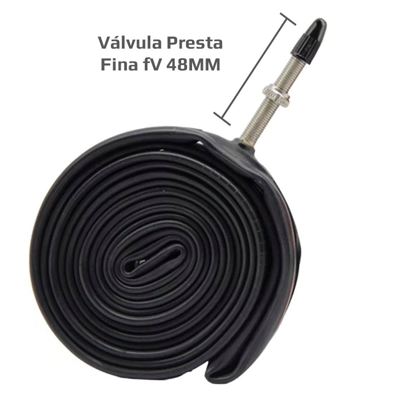 Câmara 700x25/28 Válvula Presta 48mm Road Bike | Vee Rubber Câmara 700x25/28 Válvula Presta 48mm Road Bike | Vee Rubber