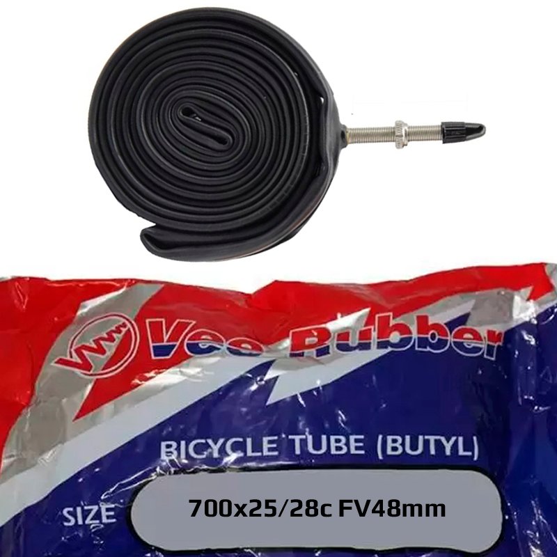 Câmara 700x25/28 Válvula Presta 48mm Road Bike | Vee Rubber Câmara 700x25/28 Válvula Presta 48mm Road Bike | Vee Rubber