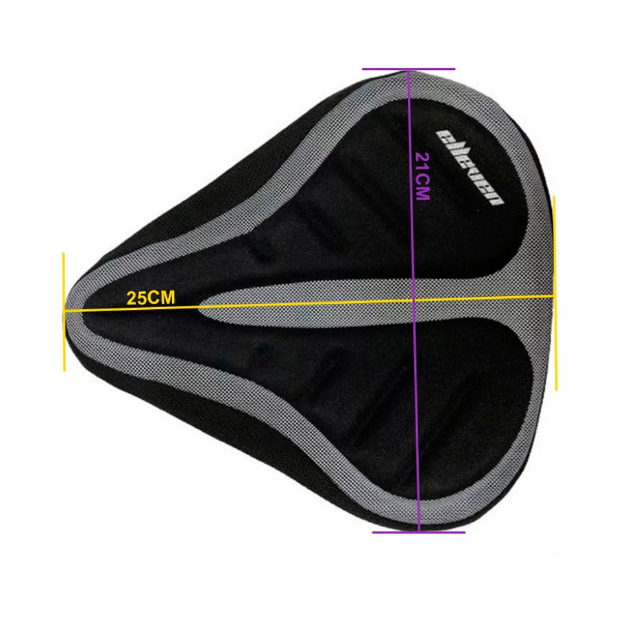 Capa para Selim 25x21cm Gel Macia Bike Spinning Ergométrica Capa para Selim 25x21cm Gel Macia Bike Spinning Ergométrica