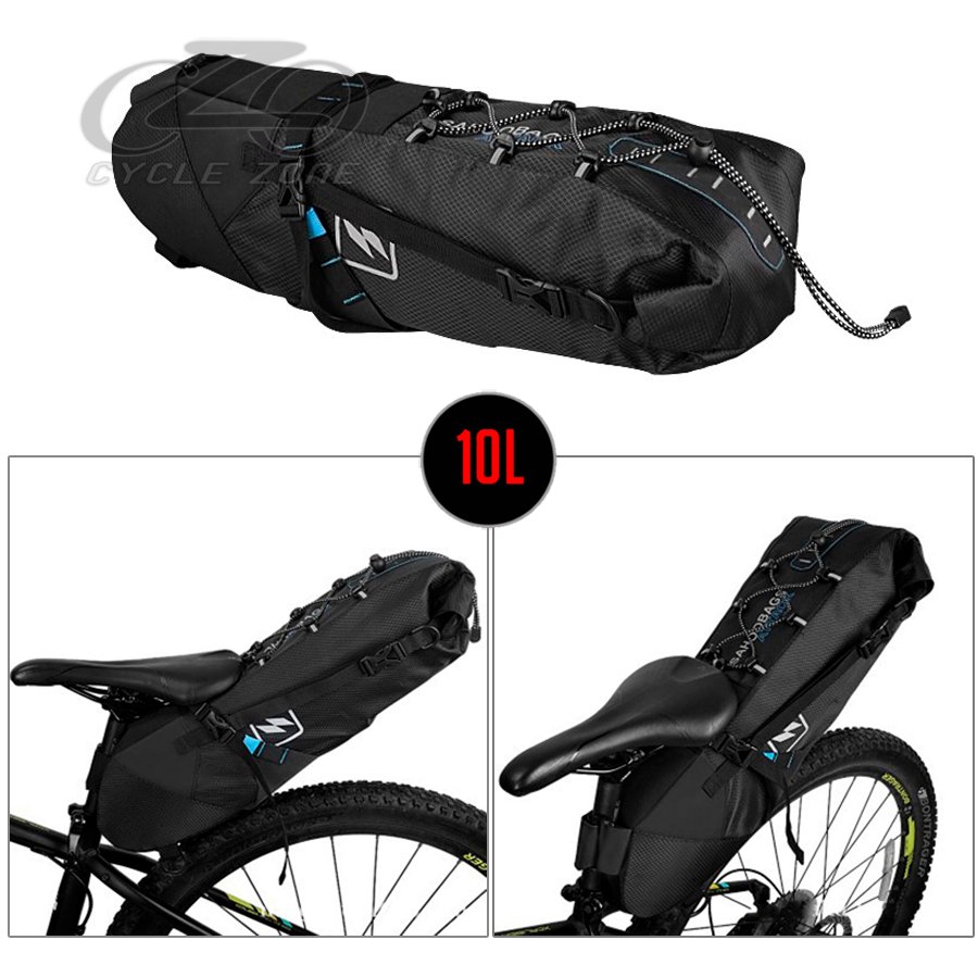 Bolsa Bike Packing de Selim para Bicicleta 10L impermeável Bolsa Bike Packing de Selim para Bicicleta 10L impermeável
