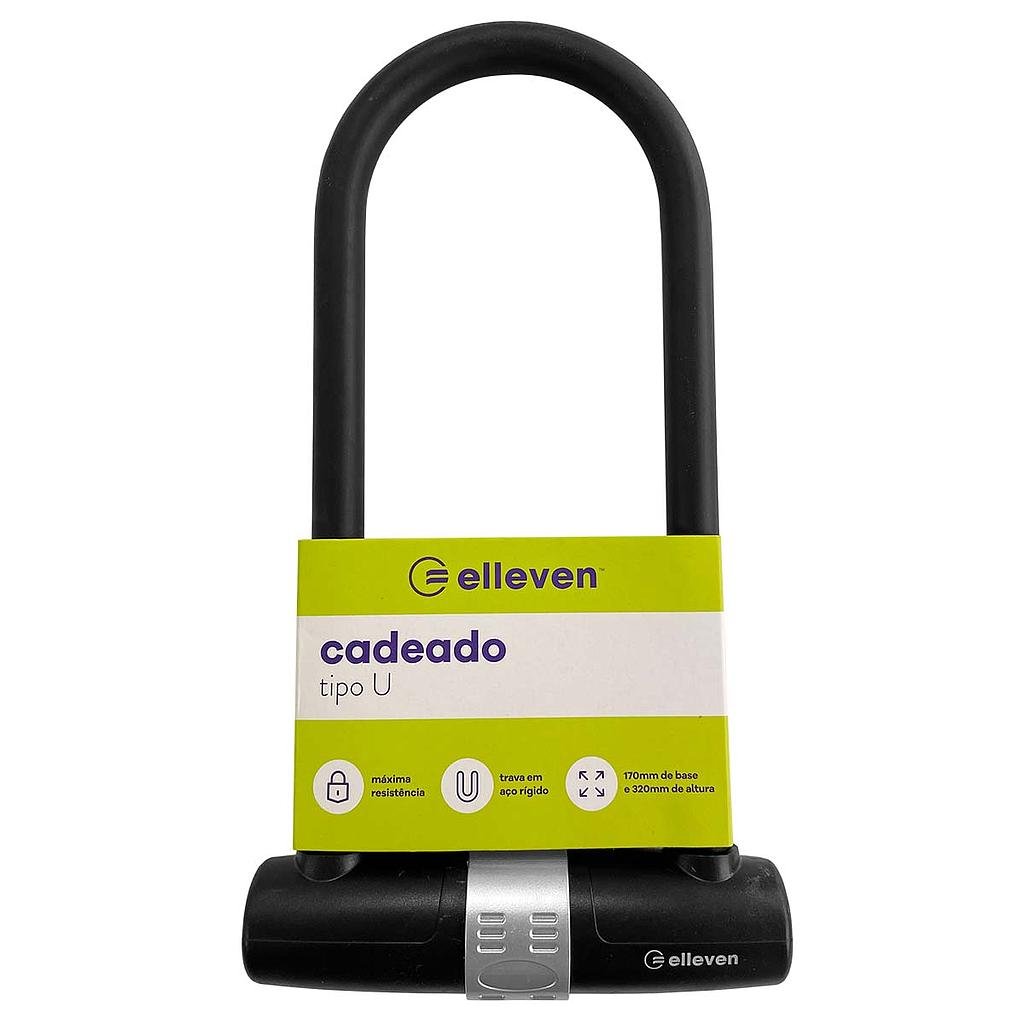 Cadeado U-Lock Trava Elleven 170x320mm para Bicicleta e Moto Cadeado U-Lock Trava Elleven 170x320mm para Bicicleta e Moto