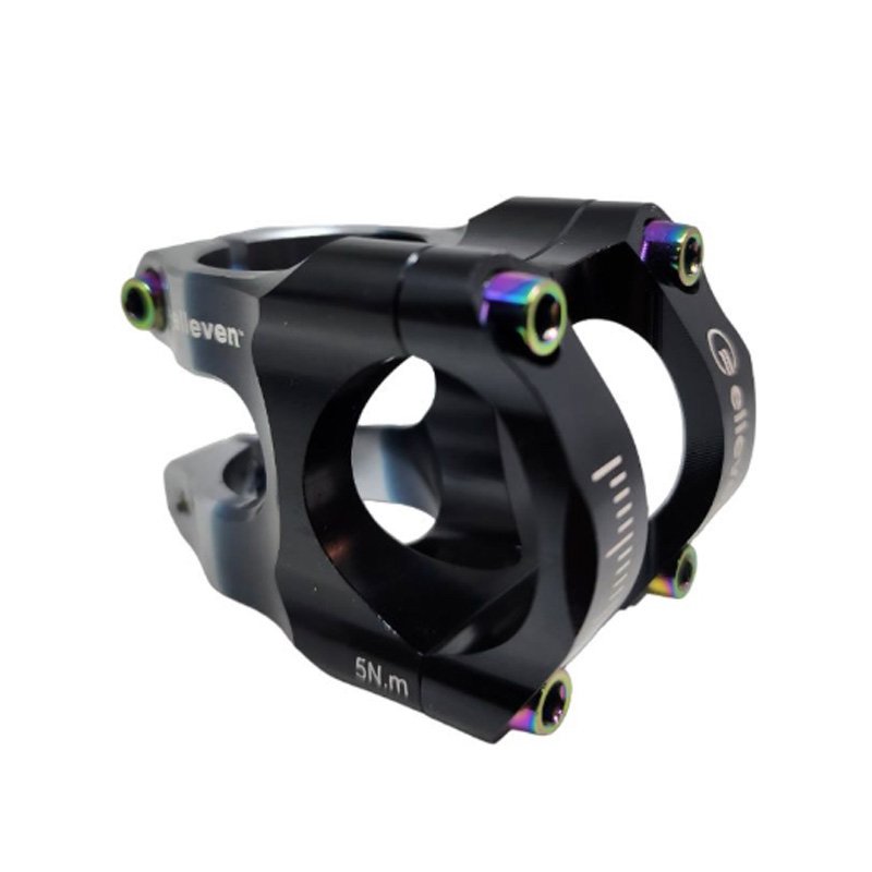 Suporte de Guidão CNC 35mm 31.8mm Alumínio Bicolor Preto e Cinza - Mesa Suporte de Guidão CNC 35mm 31.8mm Alumínio Bicolor Preto e Cinza - Mesa