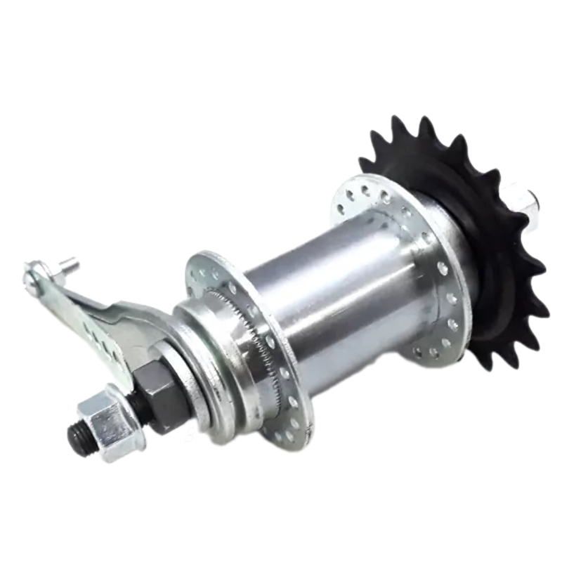 Cubo Traseiro Contra Pedal Falcon 36F Cromado Freio de Pé Cubo Traseiro Contra Pedal Falcon 36F Cromado Freio de Pé