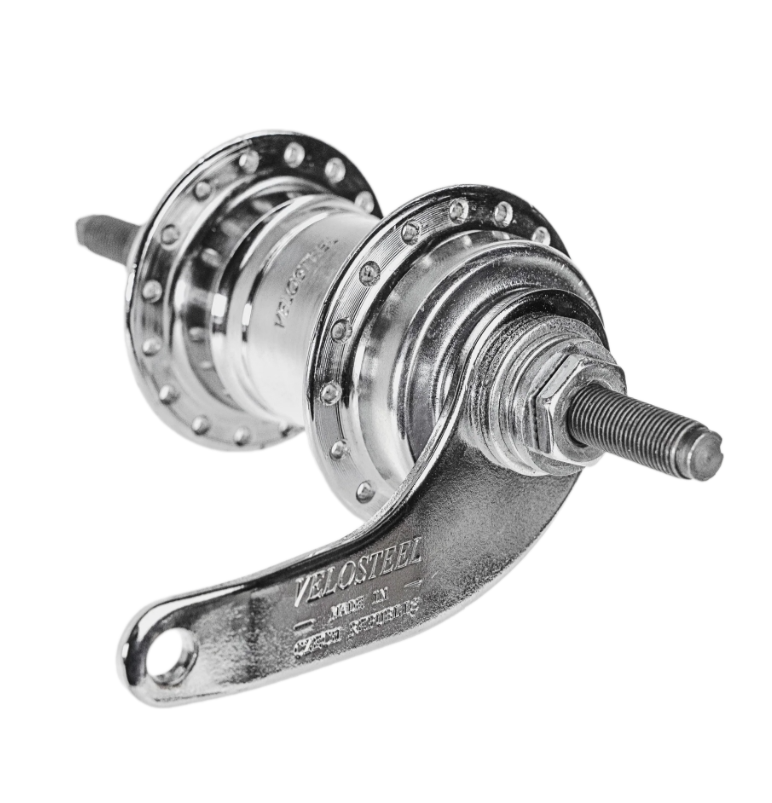 Cubo Traseiro Freio Contra Pedal Rosca Velosteel 36F Cromado Cubo Traseiro Freio Contra Pedal Rosca Velosteel 36F Cromado
