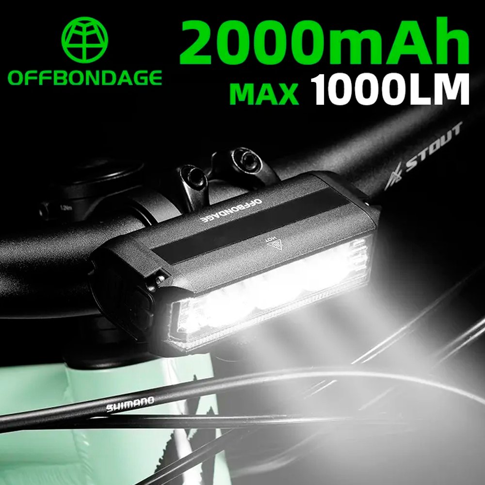 Farol Bike 9 LEDs + 3 LEDs TG3 IPX5 2000mAh Longo Alcance Farol Bike 9 LEDs + 3 LEDs TG3 IPX5 2000mAh Longo Alcance