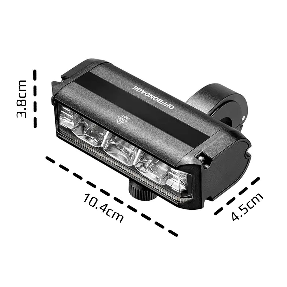 Farol Bike 9 LEDs + 3 LEDs TG3 IPX5 2000mAh Longo Alcance Farol Bike 9 LEDs + 3 LEDs TG3 IPX5 2000mAh Longo Alcance