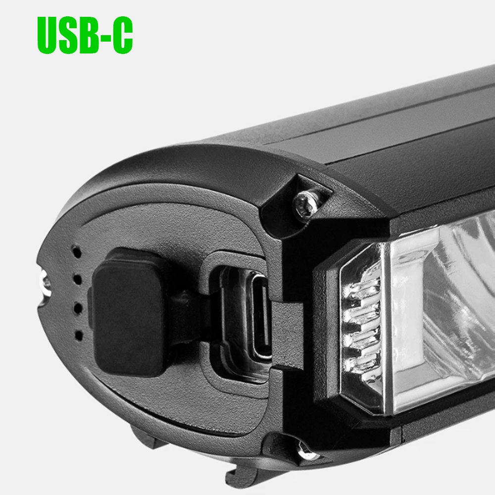 Farol Bike 9 LEDs + 3 LEDs TG3 IPX5 2000mAh Longo Alcance Farol Bike 9 LEDs + 3 LEDs TG3 IPX5 2000mAh Longo Alcance