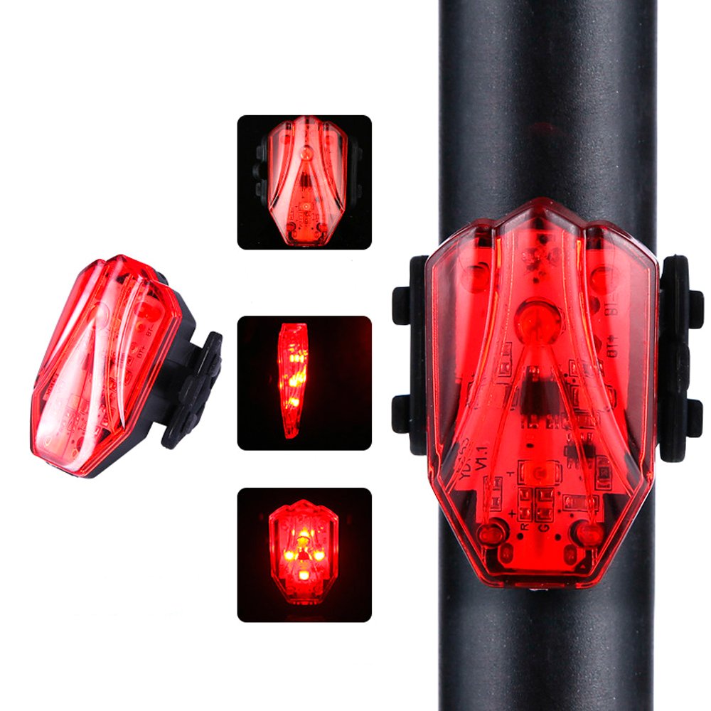 Lanterna LED Traseira para Bicicleta com Sinalização e USB Lanterna LED Traseira para Bicicleta com Sinalização e USB