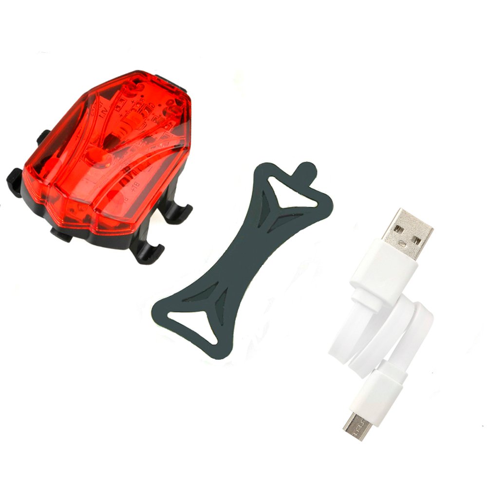 Lanterna LED Traseira para Bicicleta com Sinalização e USB Lanterna LED Traseira para Bicicleta com Sinalização e USB