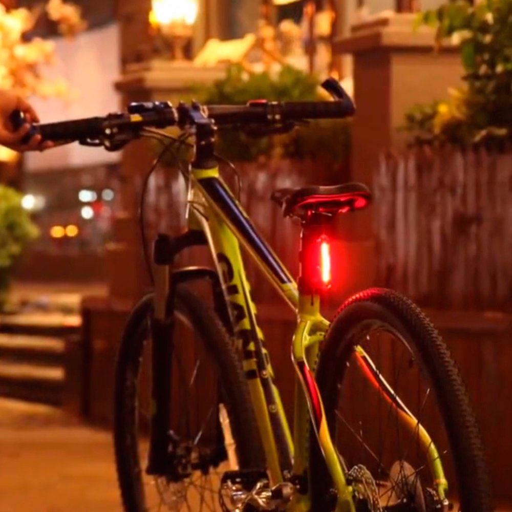 Farol Traseiro Sinalizador LED Bike Recarregável USB Farol Traseiro Sinalizador LED Bike Recarregável USB