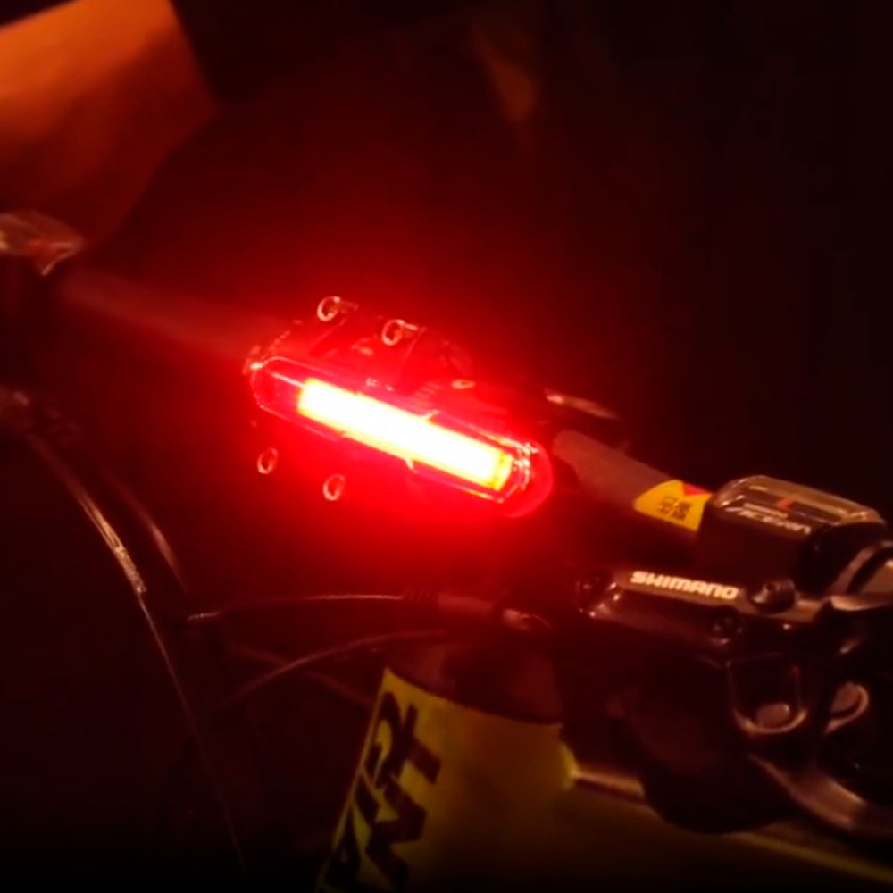 Farol Traseiro Sinalizador LED Bike Recarregável USB Farol Traseiro Sinalizador LED Bike Recarregável USB