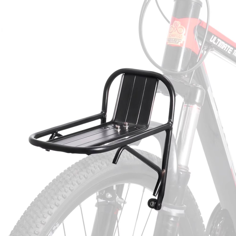 Bagageiro Dianteiro para Bike Alumínio Resistente e Versátil Bagageiro Dianteiro para Bike Alumínio Resistente e Versátil
