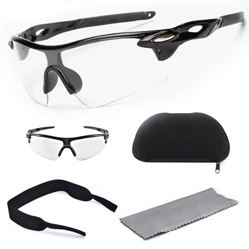 Óculos Ciclismo Lente Incolor - Proteção para Pedal Noturno Óculos Ciclismo Lente Incolor - Proteção para Pedal Noturno