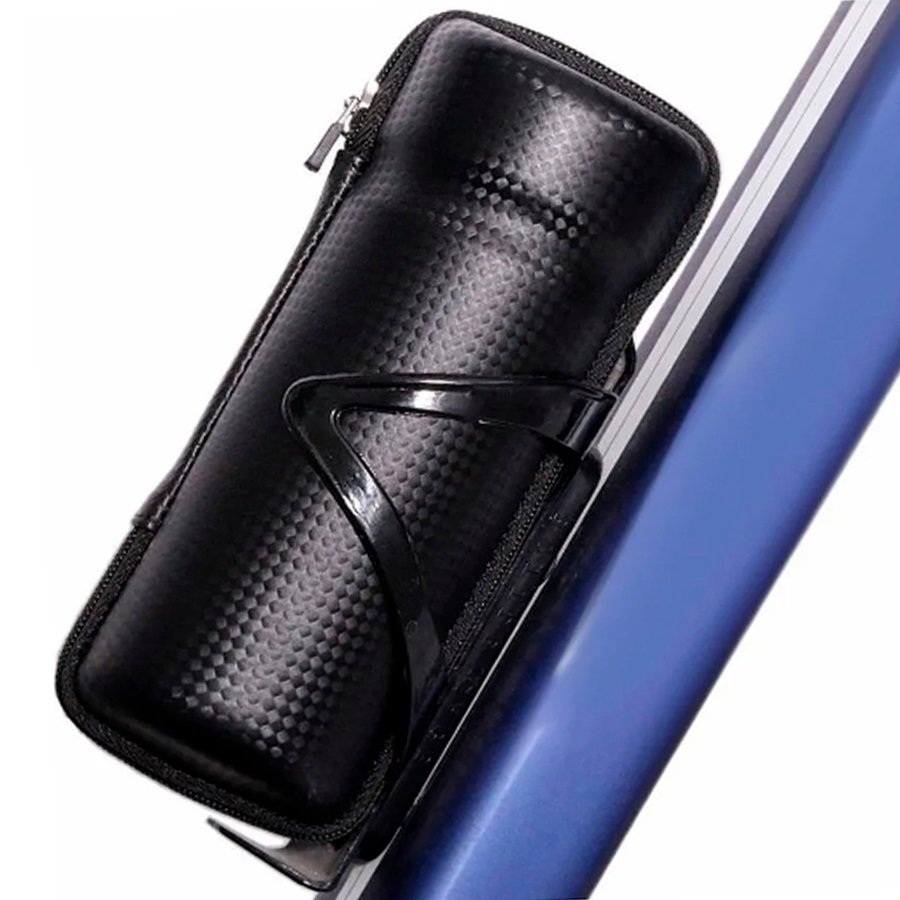 Garrafa Porta Objetos para Bike Impermeável Carbon - 500ml Garrafa Porta Objetos para Bike Impermeável Carbon - 500ml