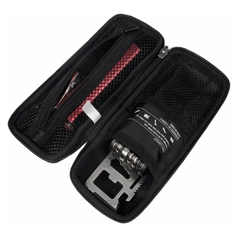 Garrafa Porta Objetos para Bike Impermeável Carbon - 500ml Garrafa Porta Objetos para Bike Impermeável Carbon - 500ml