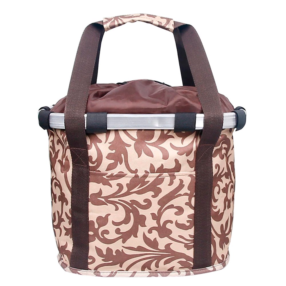 Cesta para Bike Marrom Tribal - Pets, Compras e Turismo Cesta para Bike Marrom Tribal - Pets, Compras e Turismo