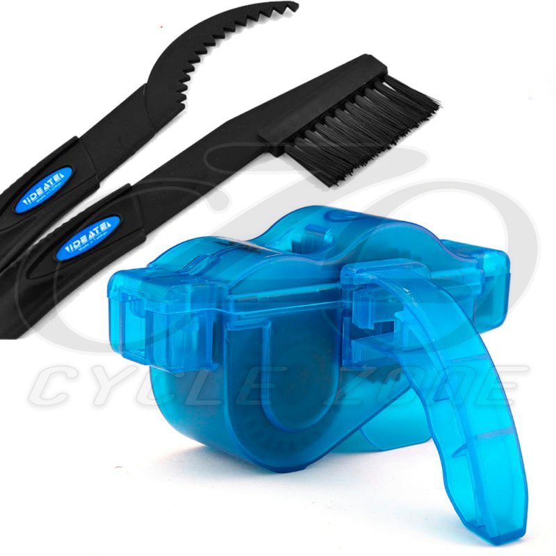 Kit Limpeza Bike 5 em 1 - Desengraxante Lube Cera e Escovas Kit Limpeza Bike 5 em 1 - Desengraxante Lube Cera e Escovas