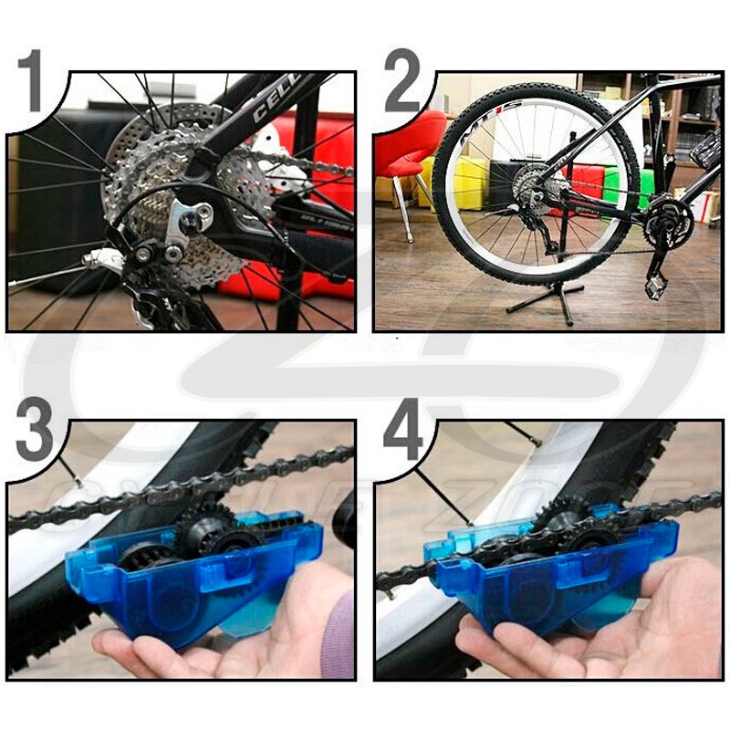 Kit Limpeza Bike 5 em 1 - Desengraxante Lube Cera e Escovas Kit Limpeza Bike 5 em 1 - Desengraxante Lube Cera e Escovas