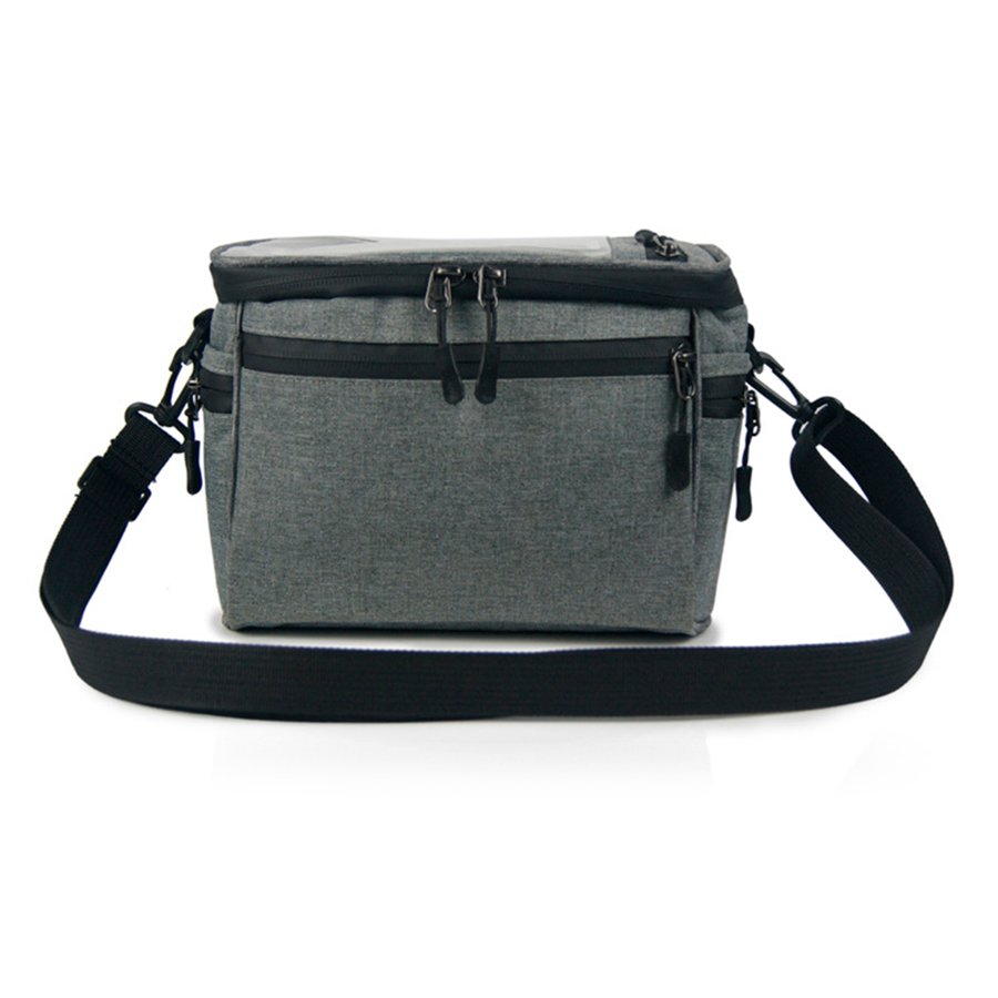 Bolsa de Guidão Impermeável para Bike - Cinza - 4L Armazenamento Bolsa de Guidão Impermeável para Bike - Cinza - 4L Armazenamento