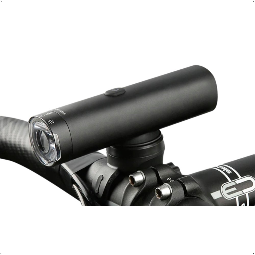 Farol Bike 1200 Lumens Alumínio Suporte GPS GoPro Integrado Farol Bike 1200 Lumens Alumínio Suporte GPS GoPro Integrado