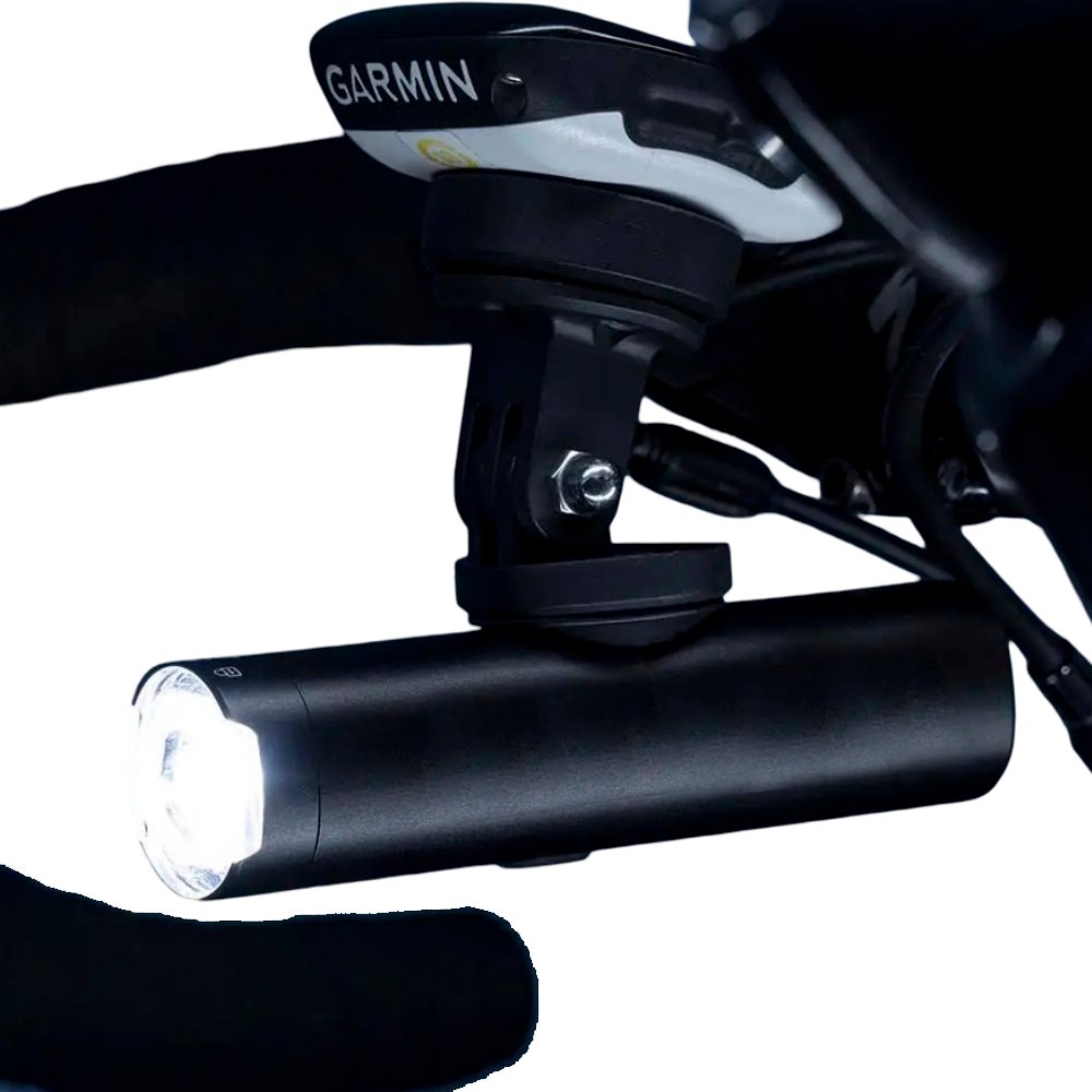 Farol Bike 1200 Lumens Alumínio Suporte GPS GoPro Integrado Farol Bike 1200 Lumens Alumínio Suporte GPS GoPro Integrado