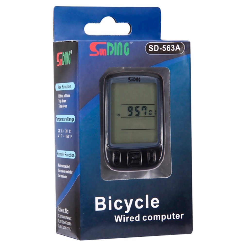 Ciclo Computador Velocimetro Bike 24 Funções LCD Luz Noturna Ciclo Computador Velocimetro Bike 24 Funções LCD Luz Noturna
