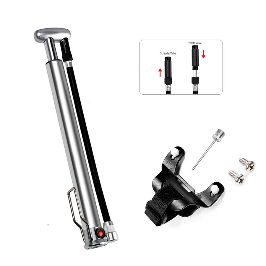 Bomba De Ar Bike Bicicleta Pneu E Suspensão 160psi Suporte Bomba De Ar Bike Bicicleta Pneu E Suspensão 160psi Suporte