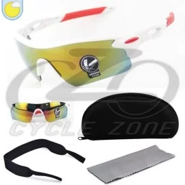 culos Proteo Ciclista Esporte Ciclismo Branco - Lentes Transparentes UV400