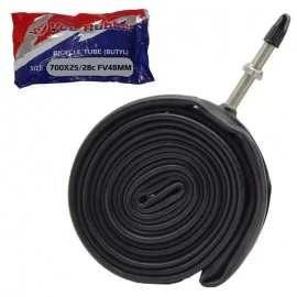 Cmara 700 x 25/28 Vlvula Presta Fina FV 48 mm Vee Rubber